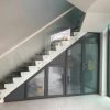Cầu thang nhôm kính
